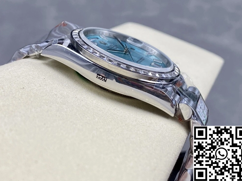 Rolex Hourmarker M228396tbr-0002 Tungsten Blue Diamond QF Factory v5 Day Dial Steel Date 0523
